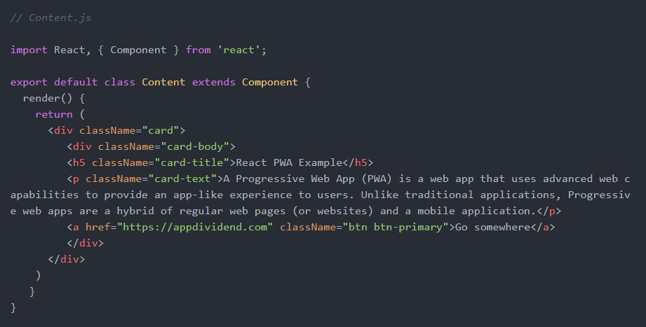 Create some bootstrap react components 