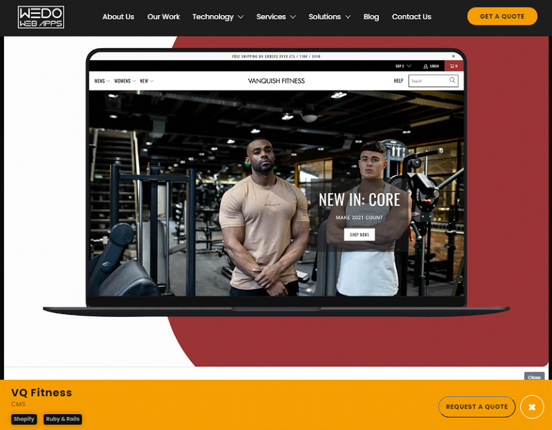 fitness app development