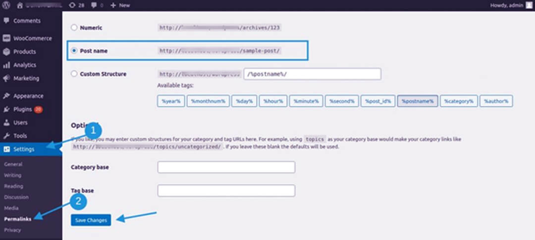 How to fix your permalink