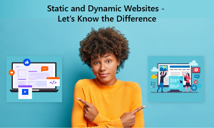 Static and Dynamic Parts of the Website