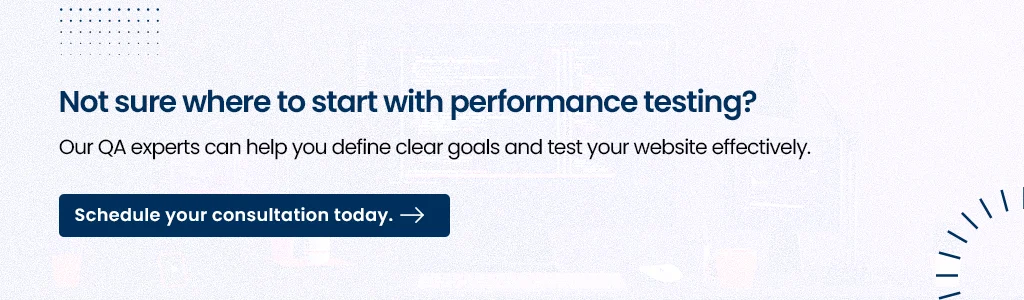 start with performance testing