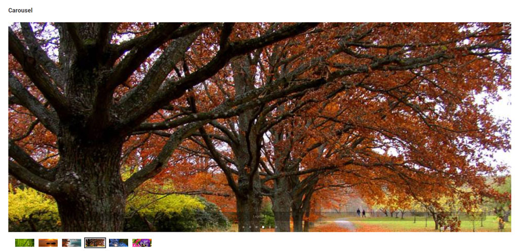 React Responsive Carousel