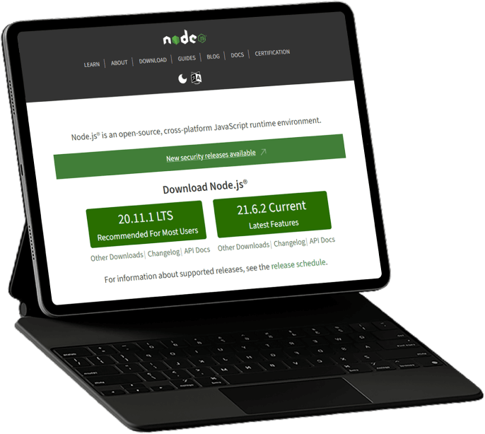 nodejs development services