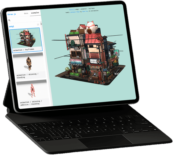 three js development services