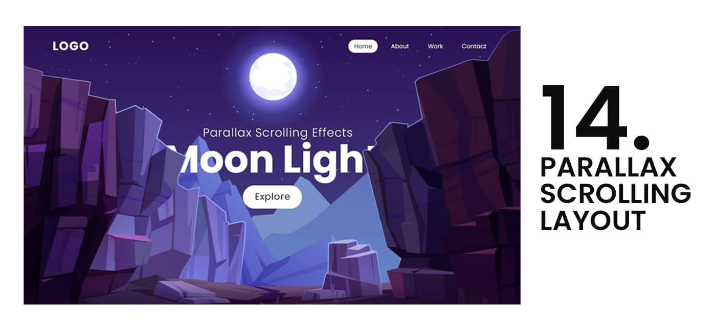 Parallax Scrolling Layout