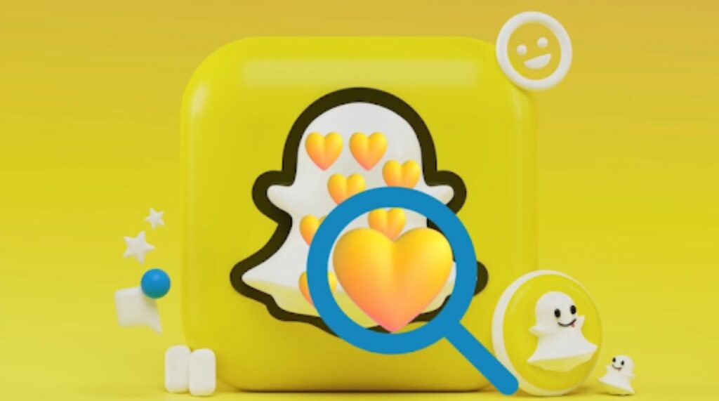 snapchat yellow heart