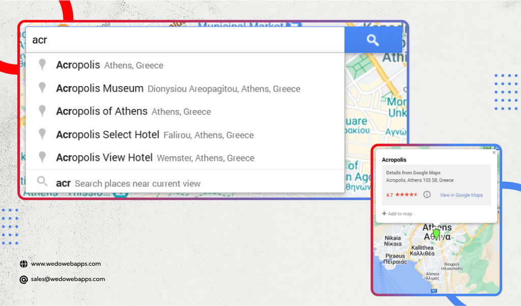 organize your trip by days