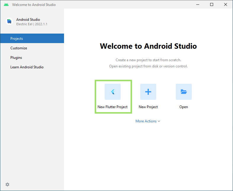 Android Studio restart