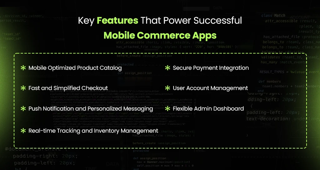 Features Businesses Need in an mCommerce App