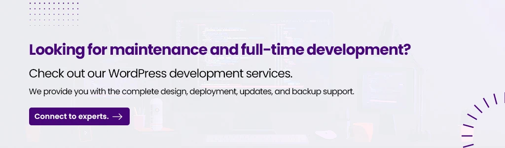 maintenance and full-time development