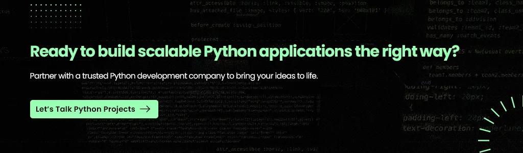 build scalable Python applications the right way