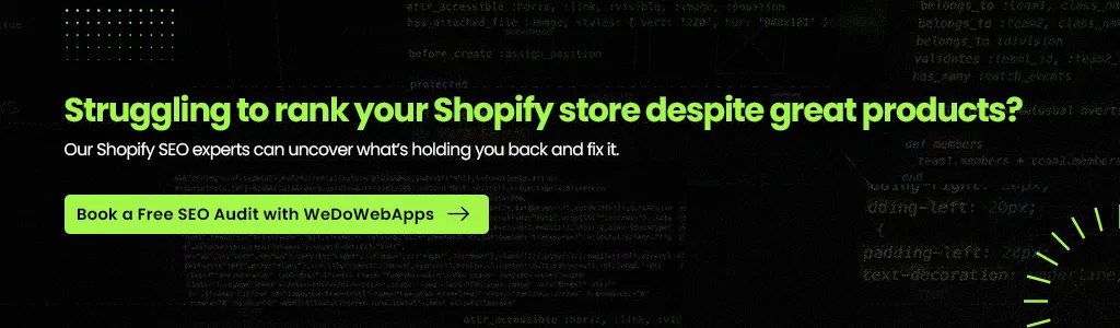 rank your Shopify store despite great products