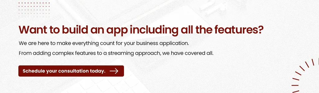 build an app including all the features