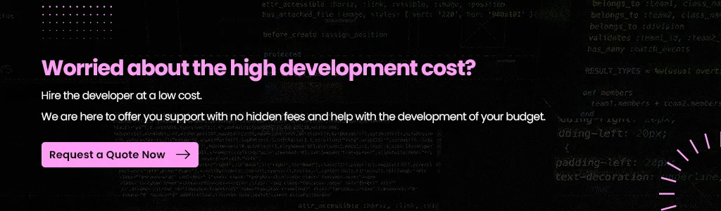 about high development cost