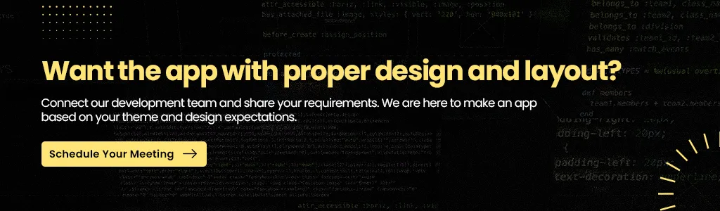 Want the app with proper design and layout