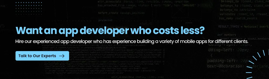 app developer who costs less
